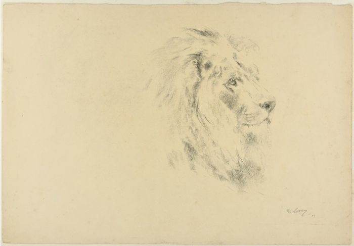Lion by Wilhelm Lorenz - Modern artwork