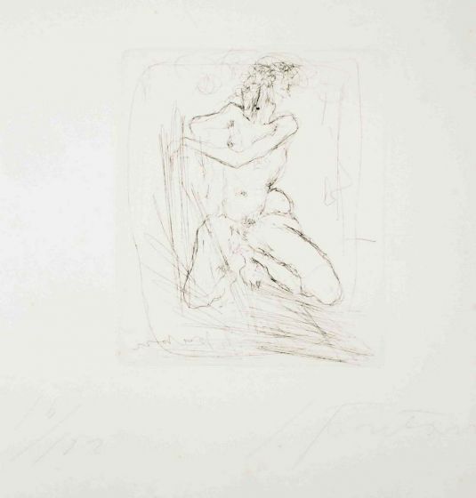 Nudo by Lucio Fontana - Contemporary Artwork