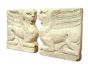 Pair of Bas-Reliefs in Turkish Marble - Decorative Objects