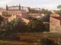 Pair of Tuscan Landscape with City by an European artist - Old Masters