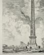Obelisco egizio, by Giovan Battista Piranesi, Old Master's Print