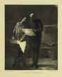 Lover of Prints by H. Daumier - Modern Artwork
