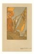 La sera is an original woodcut on ivory-colored paper realized by Adolfo De Karolis. 