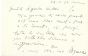 Autograph by Giacomo Manzù - Manuscript