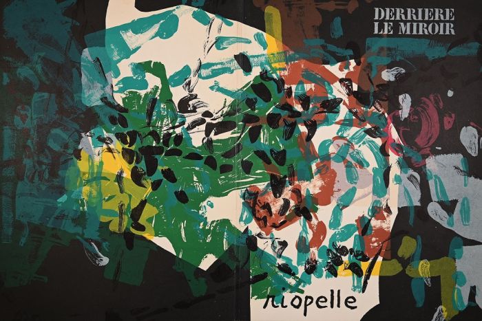 Composition from Derriere Le Miroir by Jean-Paul Riopelle - Contemporary Artowork