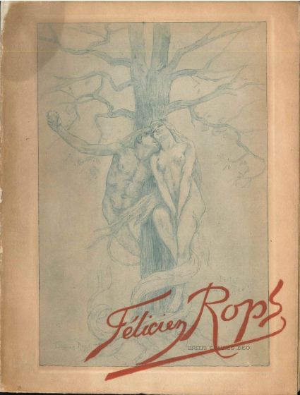 Erastène Ramiro, Félicien Rops, Paris, Pellet-Floury, 1905, Rare Books, Modern Art, Modern Art Rare Books, Original illustrated