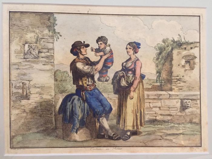 Costumi di Roma by Bartolomeo Pinelli