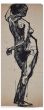 Female Nude by Jacques Le Breton- Modern Artwork