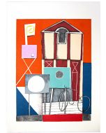 Franco Gentilini - House and Bicycle - Contemporary Artwork