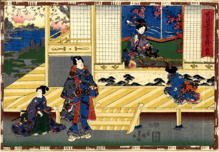 Utagawa Kunisada - Genjie - Modern Artwork