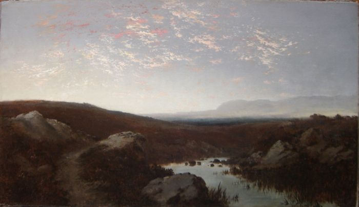 Giulio Aristide Sartorio, Landscape, Artwork, Modern Art, Roman countryside.