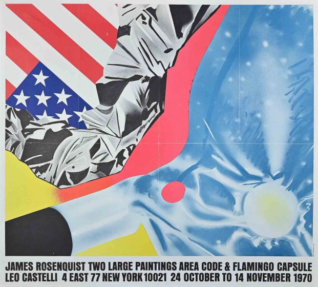 Vintage Rosenquist Exhibition Poster - James Rosenquist - Contemporary Art