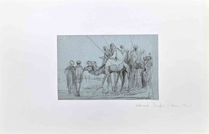 Bedouins With Camels - Orientalist Scene