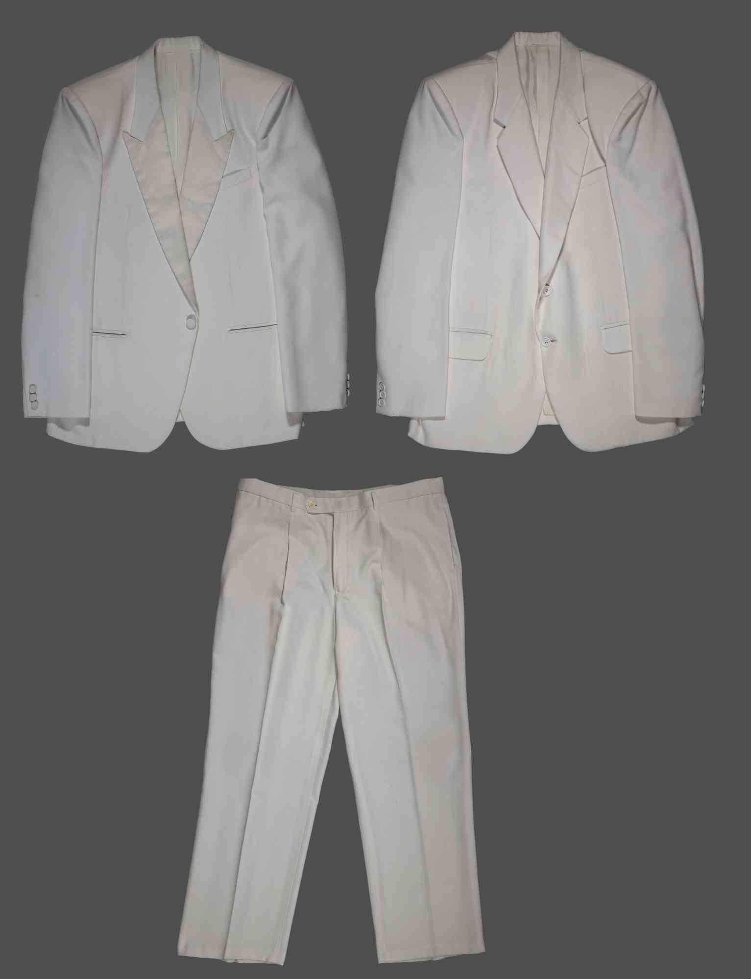 Vintage White Men s Tailored Suit and Tuxedo Jacket