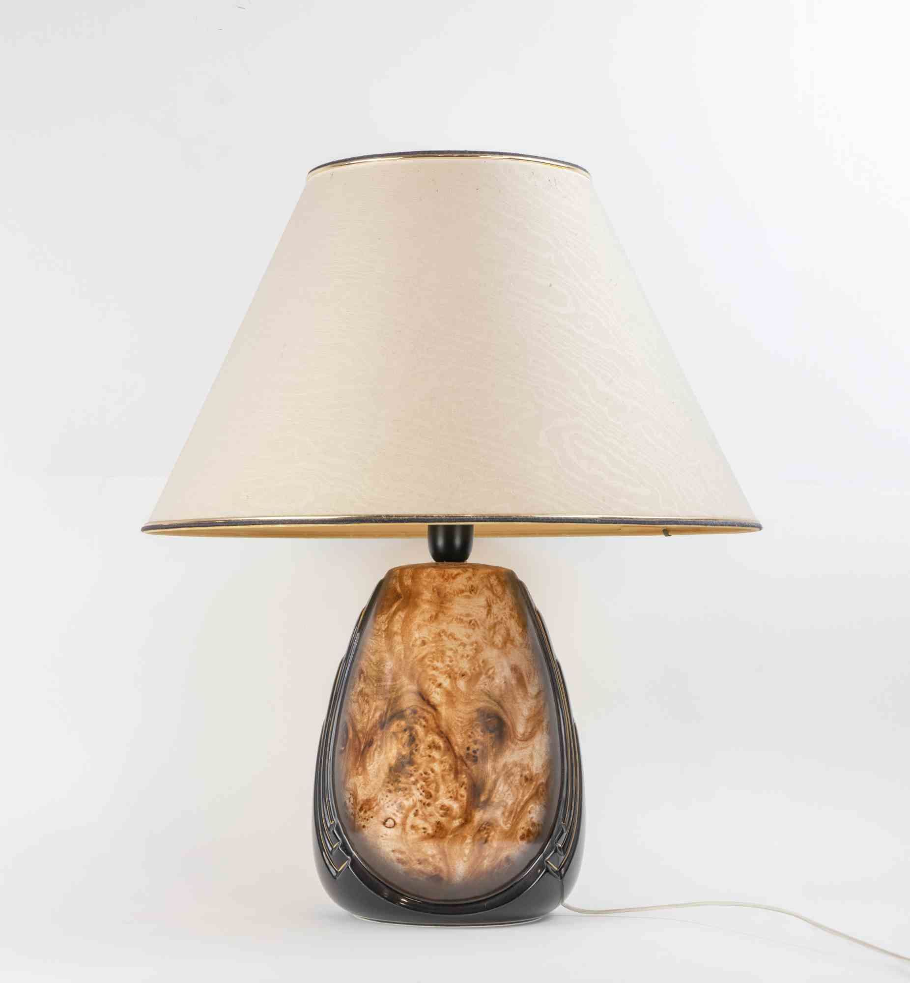 Vintage Table Lamp Art Deco Style Italy 1970s
