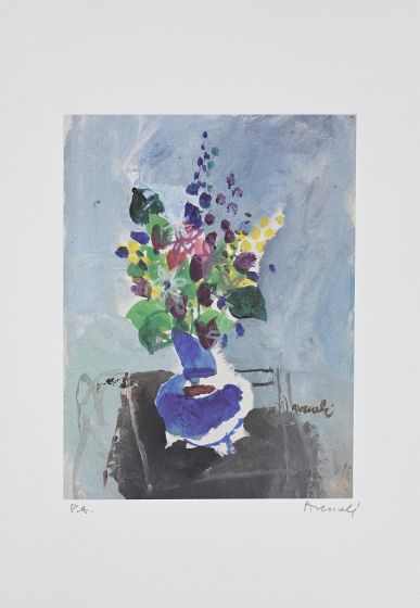 Vase of Flowers by Marcello Avenali - Contemporary Artwork