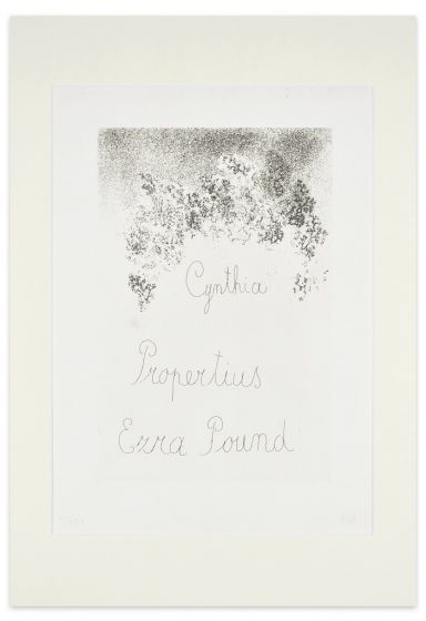 Cynthia Propertius Ezra Pound by Fausto Melotti - Contemporary artwork