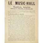 Le Music-Hall - Manifeste Futuriste