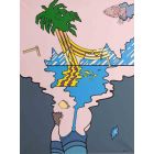 Woman and Tropical Landscapes