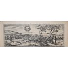 Oxford, Antique Map from "Civitates Orbis Terrarum"