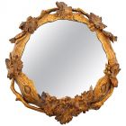 Four Small Circular Wall Mirrors 