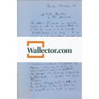 Autograph by A. Masson