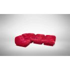 Red Nuvolone Sofa by Rino Maturi