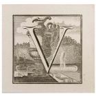 Antiquities of Herculaneum  - Letter of the Alphabet V