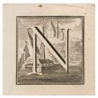 Antiquities of Herculaneum  - Letter of the Alphabet N