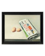 Zhang Wei Guang - Eggs and Newspaper - Contemporary Artwork