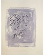 Griffure sur fond violet