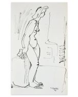 Standing Woman by Tybor Gertler - Modern Artwork