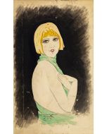 Woman Portrait by Paul Bonet - Modern Artwork