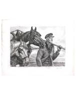 Paysan avec Chevaus by Anonymous - Modern Artwork