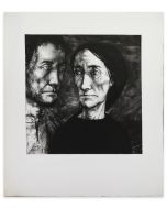 Figures in the Dark by Michel Ciry - Modern Artwork