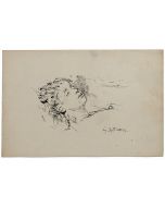 Sleeping woman by Giulio Aristide Sartorio