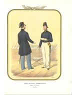Army of the Sea: Health Officials - Lithograph by Antonio Zezon. Naples,1855.