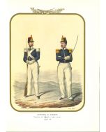 Reserve Company is a lithograph by Antonio Zezon. Naples 1855.