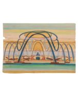 The Airport by Jean Delpech- Contemporary Artwork