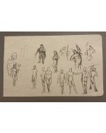 Studies of Figures by Anonymous - Artwork