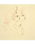 Two faces by Leonor Fini - Artwork