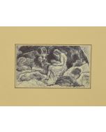 Figure With Dragon by Mogniat-Duclos Bertrand - Artwork