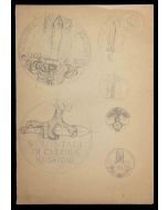 Study for a Medal dedicated to Volunteers of War