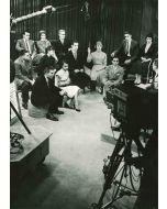 Youths Question Famous Guests on Popular U. S. TV- Vintage Photograph