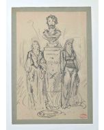 The Statue and Women 