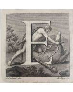 Antiquities of Herculaneum  - Letter of the Alphabet E