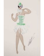 Scaramouche – Pierrette  - Erté Romain de Tirtoff – Contemporary Art