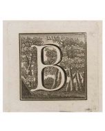 Antiquities of Herculaneum  - Letter of the Alphabet B