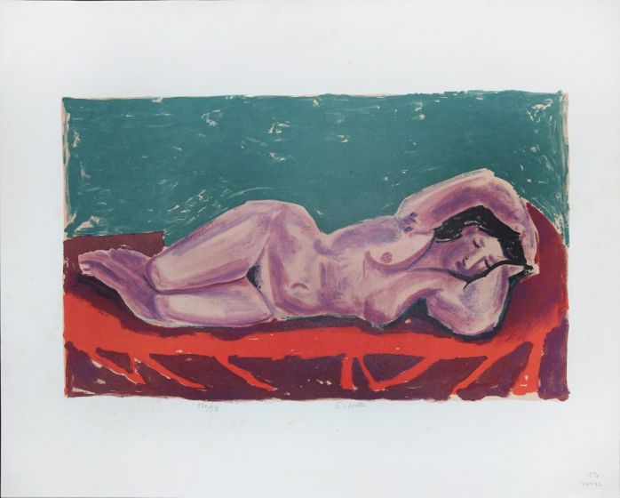 Nude Of Woman by Emilio Notte - Modern Artwork