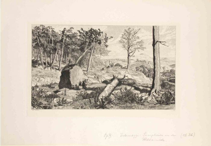 Max Klinger - Opus IV, Simplicius in der Waldeinode (Simplicius in the Wilderness) - Modern Artwork 